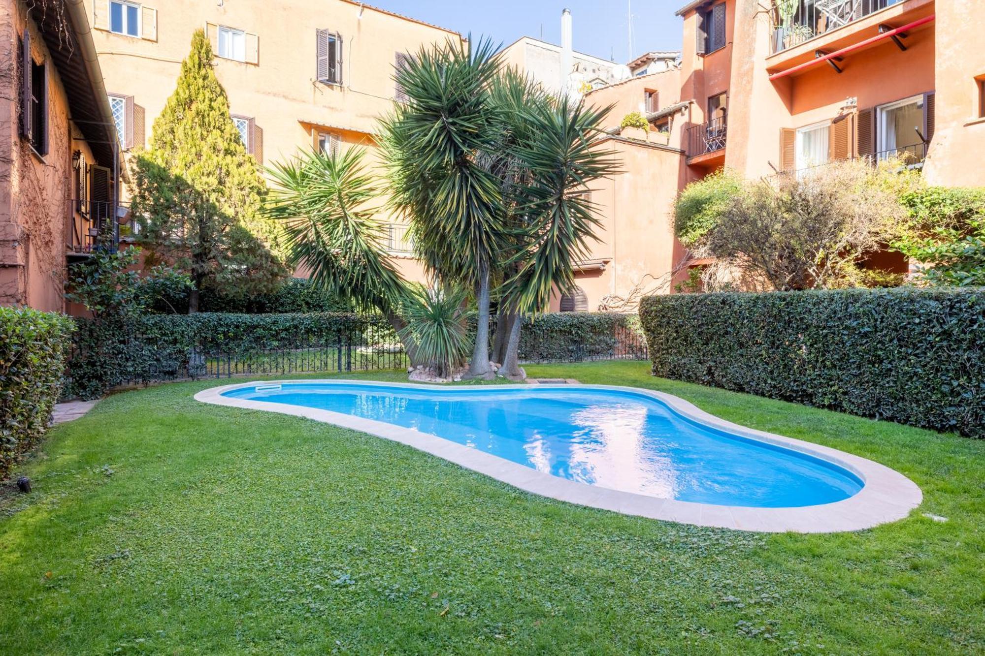 Apartment Eos Retreat In Trastevere With Pool Rome